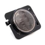 IP 68 Jeep Wrangler Headlights , 2x Smoked LED Front Fender Flare Turn Signal