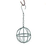 Backyard Spherical Bird Feeder , Environment Friendly Steel Bird Feeder