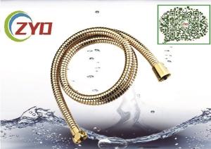 China 1.5M Double locker Flexible Golden Color Painted Shower Hose Toilet Hose For Bathroom Iran Market factory