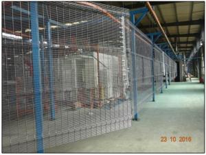 China 358 Anti climb clear vu fence panels hot dipped galvanized or powder coated factory