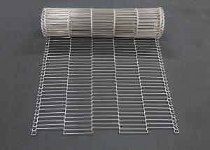 China 1mm Food Chocolate Enrober Wire Mesh Conveyor Belt Stainless Steel Flat Flex factory