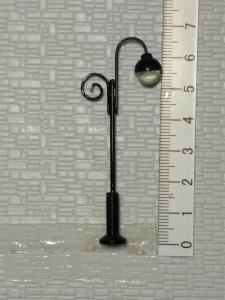 China HO metal lamppost---steel light post,scale 1:150 yard lamp,metal lights,model lamppost,model lights,metal yard lights factory