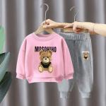 Boys And Girls Children'S Long Sleeve Set Cartoon Pattern
