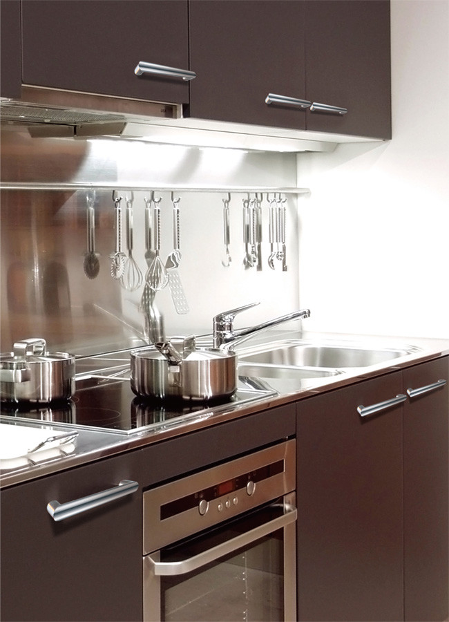 New Design Industrial hollow stainless steel handle Eye - Catching Appearance Strong Hardness