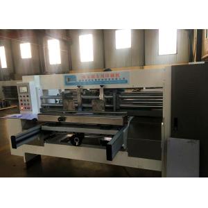Electric Adjust Phase Automatic Flexo Printer Slotter Machine / Carton Packing
