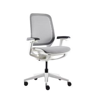 China White NEOSEAT High Back Executive Chair With Headrest 350mm Nylon Base factory