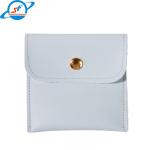 SF factory custom pu jewelry pouch with logo leather Pouches bracelet bag brown