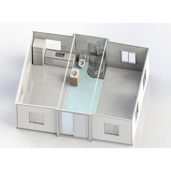 China Aluminum Window 20ft Expandable Container House Customization Modular Structure factory