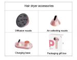 Rechargeable Wireless Hair Dryer Supports Long Battery Life, Low Temperature And