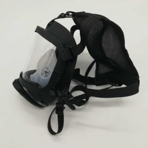China Respirator Full Face Mask Breathing Apparatus Parts Sillcone PC Lens For Fire Fighting factory