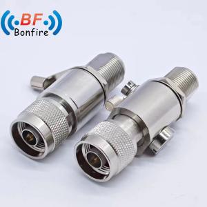 China 698-3800MHz F Female to Jack Female Coaxial Connector Lightning Protection Accessory factory