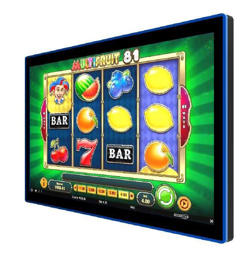 Cutting-Edge PCAP Touch Casino Gaming Monitors Multiple Sizes Halo Curved Custom