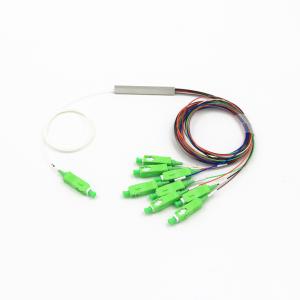 China 1X4 Single Mode Fiber Splitter , G652D G657A1 G657A2 Cable PLC Fiber Optic Splitter factory
