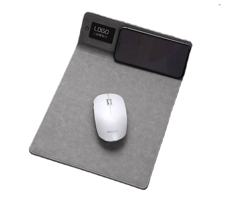 Fast Heating 10W Computer Mouse Pad Type C Fast Wireless Charging