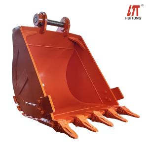 China HUITONG OEM Digging Standard Bucket Factory Manufacturer Excavator Parts GP Bucket For 20 Ton EC750 Q690 Excavator factory