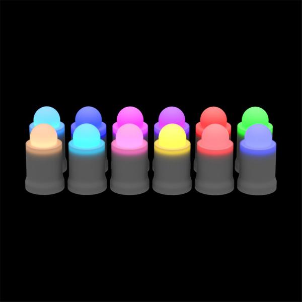 Wi-Fi Rechargeable Flameless Flickering LED Candle Light, Smart Battery Operated