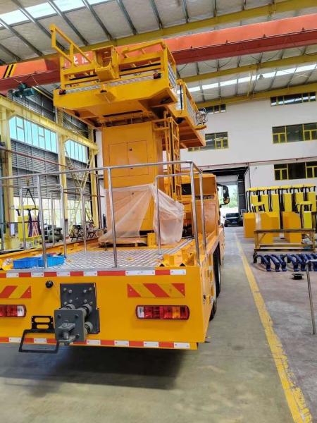 35km/H Dual Purpose Heavy Special Truck Mounted Aerial Platform Jacket Coupler