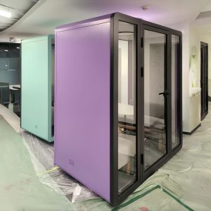 7-Layer Acoustic Structure Meeting Pod with 5 Year Warranty and Memory Foam