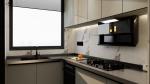 Sleek And Functional Green Bean Grey L Shape Kitchen Cabinets Modern Style