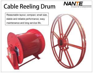 China Crane Components Cable Reeling Drum Flat Electrical Cable 380v/440v Voltage factory