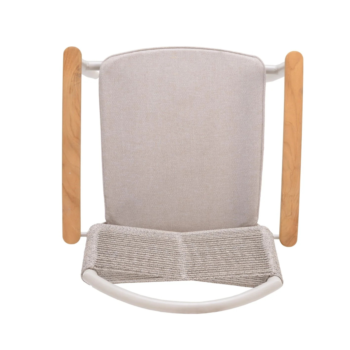Enjoy Al Fresco Meals with AJUNION Luxury Aluminum Garden Set and Rope Weave Armchair