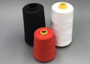 China Low Shrinkage 30/2 100% Spun Polyester Yarn For Knitting And Weaving factory