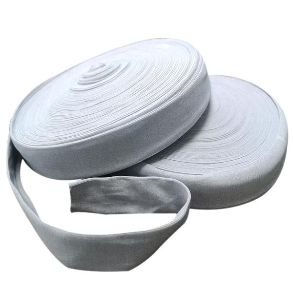 Knitted Ribbed Polyester Spandex Carbon ESD Anti Static Fabric