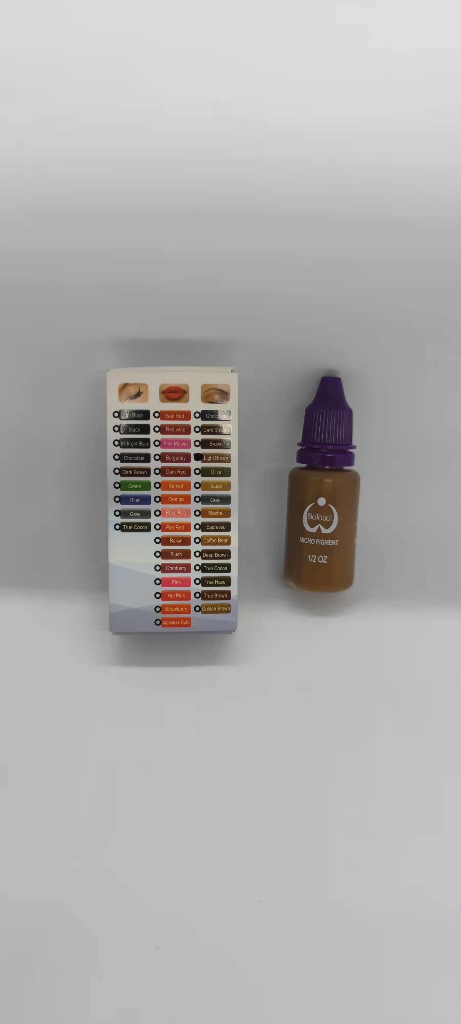 Biotouch MicrGel polishgment Light Brown Pigment Color Permanent Makeup Microblading Supplies Eyebrow Shading