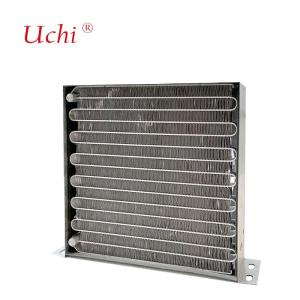 China Flat Aluminum S Shaped Microchannel Air Cooled Heat Exchanger on sale