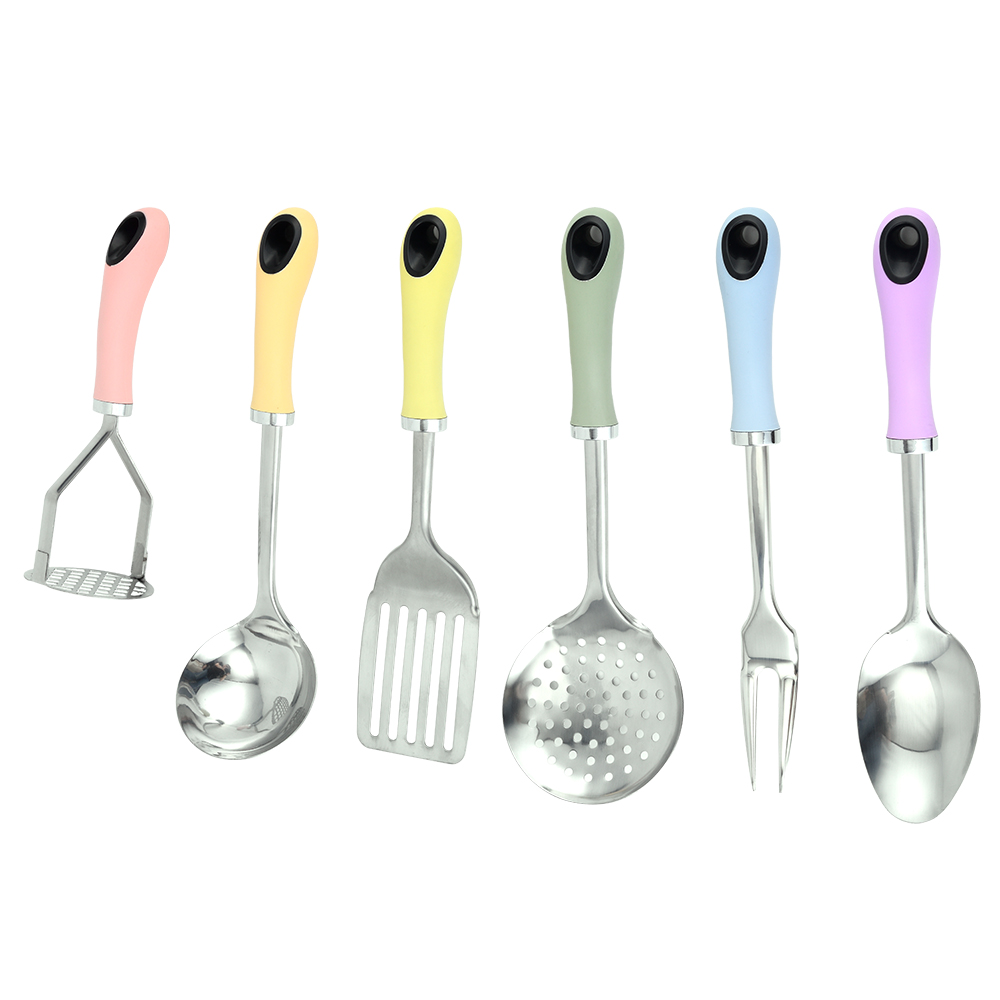 Nordic Home Cooking Tools Set with Macaron Color and TPR Material Kitchen Accessories