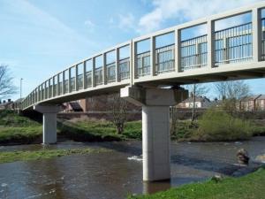 China Prefabricated Steel Truss Pedestrian Bridge Design Bailey Bridge Structures factory