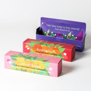 China Custom Logo Ivory Cardboard Paper Tuck End Boxes For Shipping Colorful Printing factory