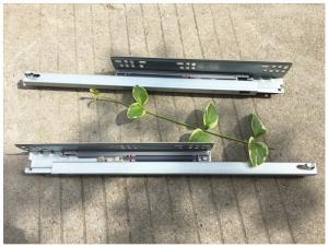 China Wardrobe Furniture Drawer Runners , Kitchen Cabinet Drawer Runners Galvanized factory