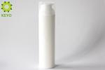 200ml Airless Empty Cosmetic Bottles , White Color Plastic Lotion Pump Bottle