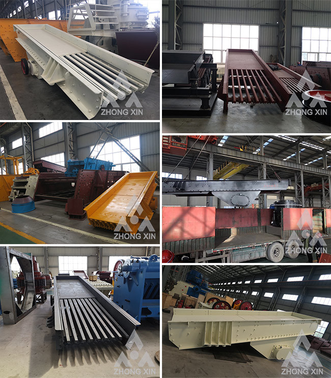 Gravel Ore Vibrating Feeder Machine For 200-250TPH Stone Crushing Plant