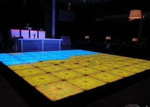 P3.91 Indoor Full Color LED Lighting Dance Floor 250*250mm LED Module 65410 Points/Square Meter
