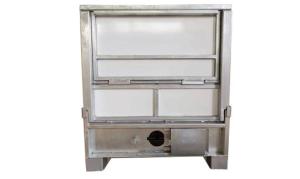 China White Coated Steel Panel IBC Storage Containers Galvanized GLC Container 1000 Ltr factory