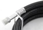 Black 35 Bar Air Conditioner Hose , Air Condition Hose 100m Or 50m Per Roll
