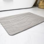 Design Anti Slip Diatom Bath Stone Mat for Bathroom Grey/Custom Design Style