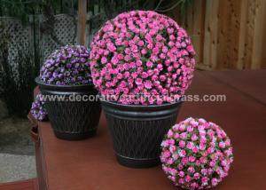 China 500g/Piece Eco-Friendly PE Plastic Flower Balls For Wedding factory