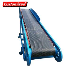 China Electric Control Rubber Portable Belt Conveyor Heat Resistant Belt Conveyor factory