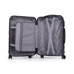 8 Zipper TSA Purple 0.8mm ODM Stylish Travel Luggage