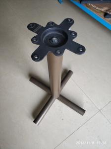 China Restaurant Furniture Metal Kitchen Table Legs 710mm Height Mild Steel Material factory