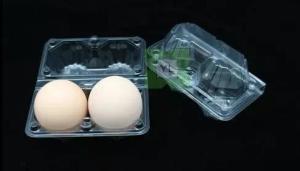 China egg trays clear quail egg trays with 6 holes 2*3 holes PVC / PET / APET... quail egg container factory