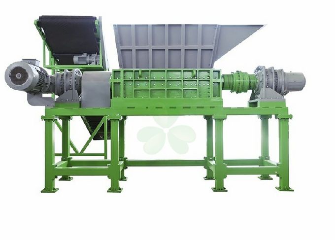Large Plastic Industrial Shredder Machine , Plastic Recycling Shredder 22*2kw