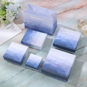 China Gradient Colorful Jewelry Packaging Box For Necklace Earrings factory