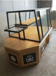 Customized Modern Style Bakery Display Cabinet Gondola With LED Light