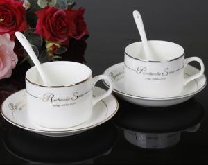 China elegant coffee mug set with spoon factory