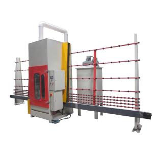 China Automatic Glass Sandblasting Machine with Vertical Structure and Customized Request factory