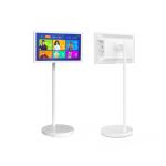 Smart 21.5 Inch Portable TV Stand Rechargeable 360 Rotating Wireless Television